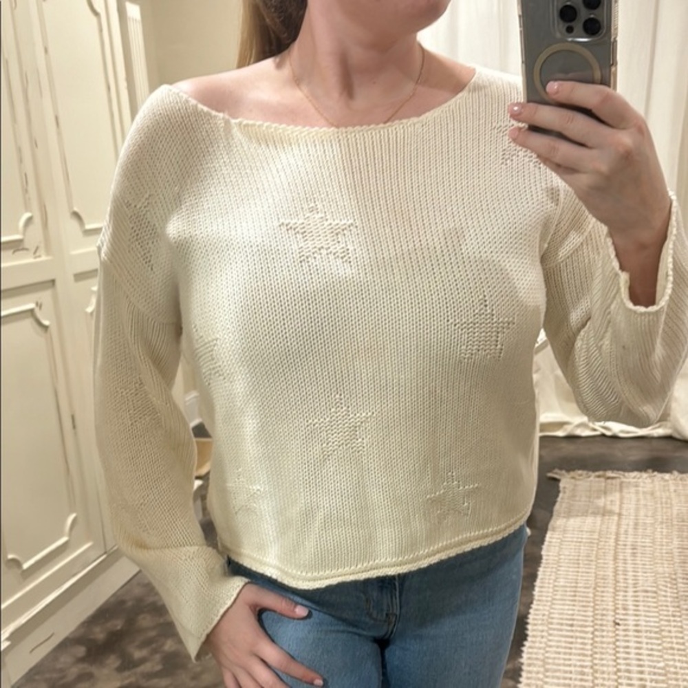Rails Cream Sweater
